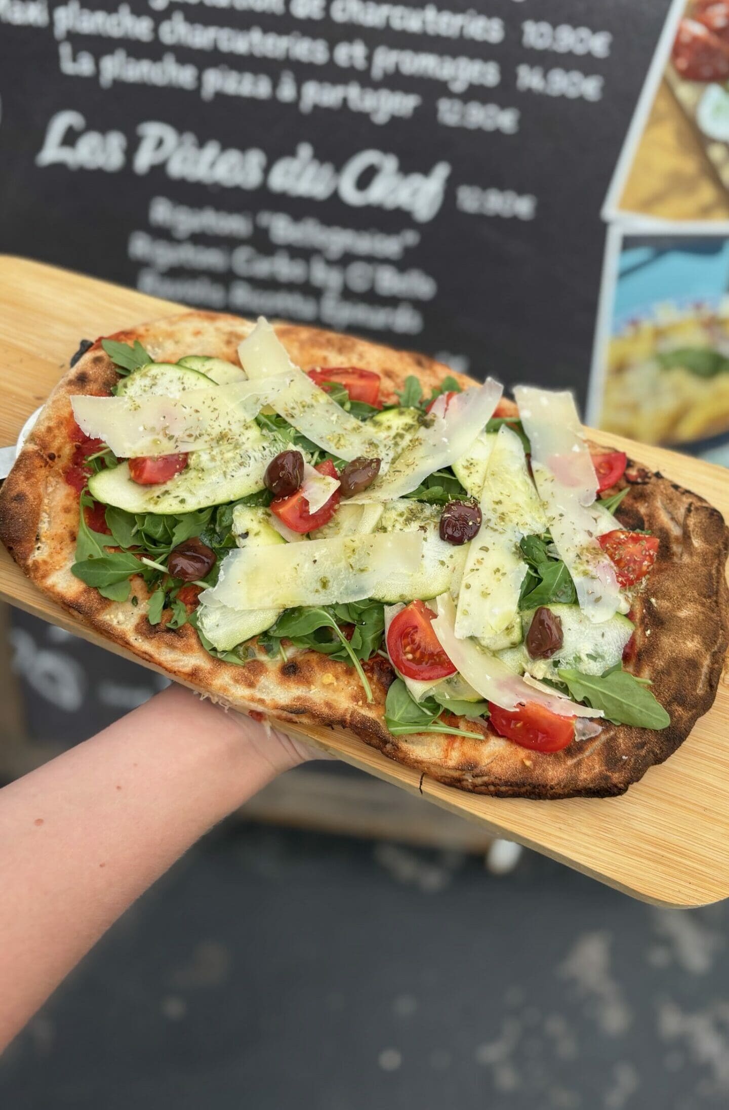 Pinsa Romana Vegetarian, pizza végétarienne proche Metz au restaurant italien O'Bello