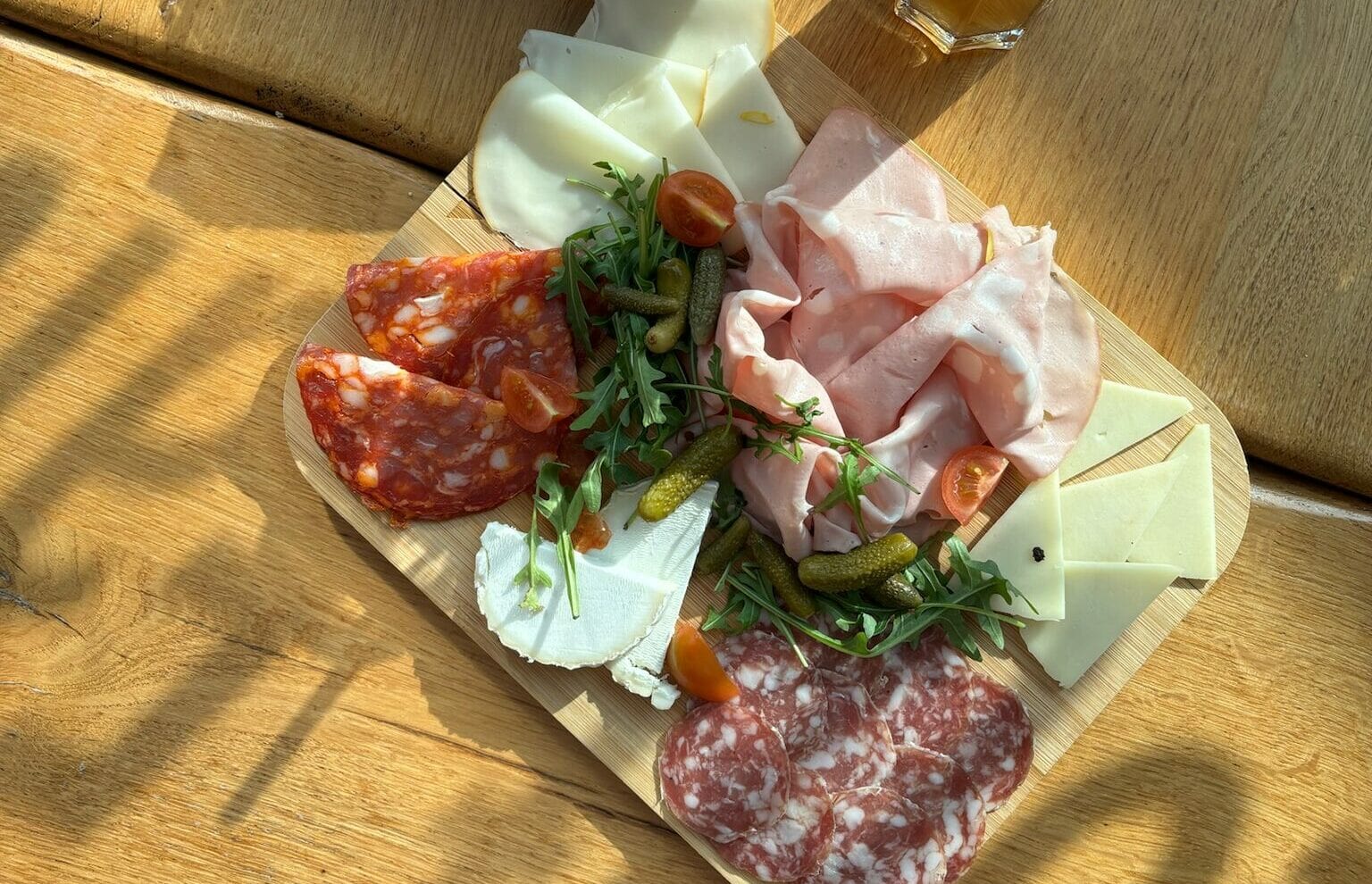 Planchette de charcuterie italienne au restaurant O'Bello à partager au Waves dans la ZAC d'Augny
