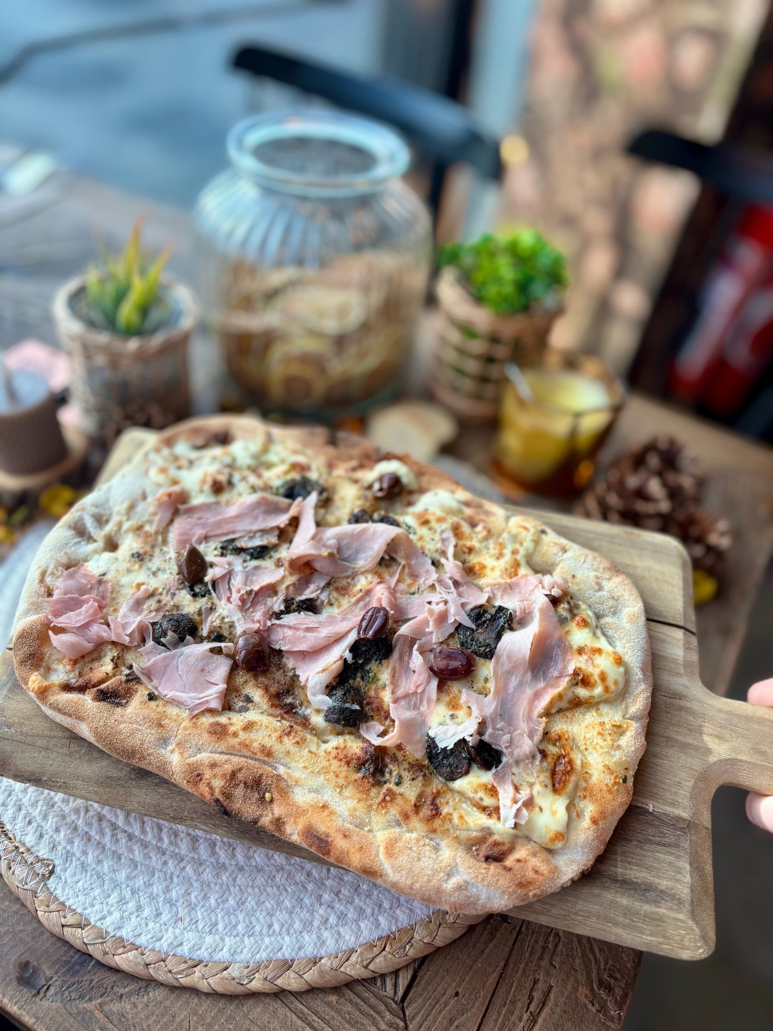 Pinsa Romana Truffe, pizza, proche Metz au restaurant italien O'Bello